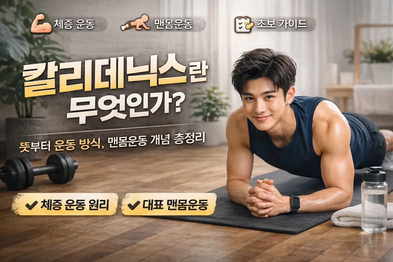 칼리스데닉스란 무엇인가? 뜻과 맨몸운동 개념 쉽게 정리