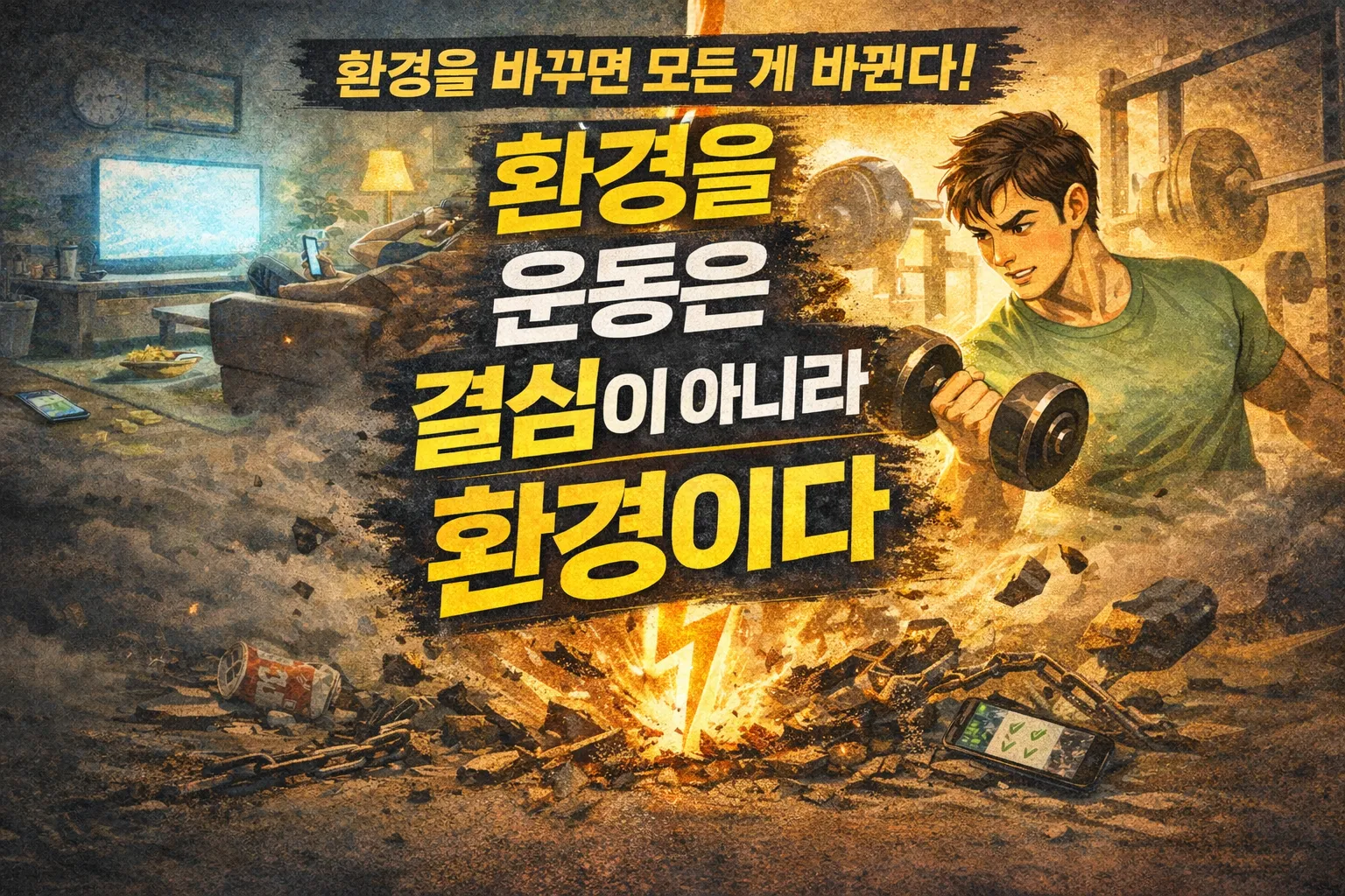 운동은 결심이 아니라 환경이다