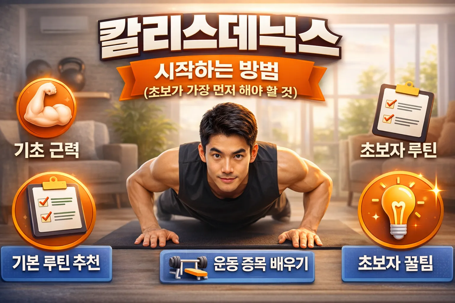 칼리스데닉스 시작하는 방법 (초보가 가장 먼저 해야 할 것)
